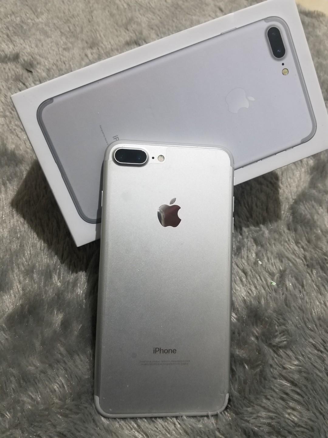 Iphone 7 Plus 128gb Silver Mulus Bnget Telepon Seluler Tablet Iphone Iphone 7 Series Di Carousell
