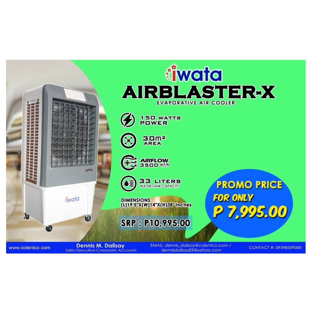 iwata airblaster x TV Home Appliances Air Conditioning and