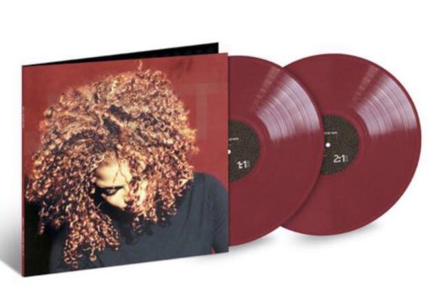 Janet Jackson The Velvet Rope Exclusive Deep Red Coloured
