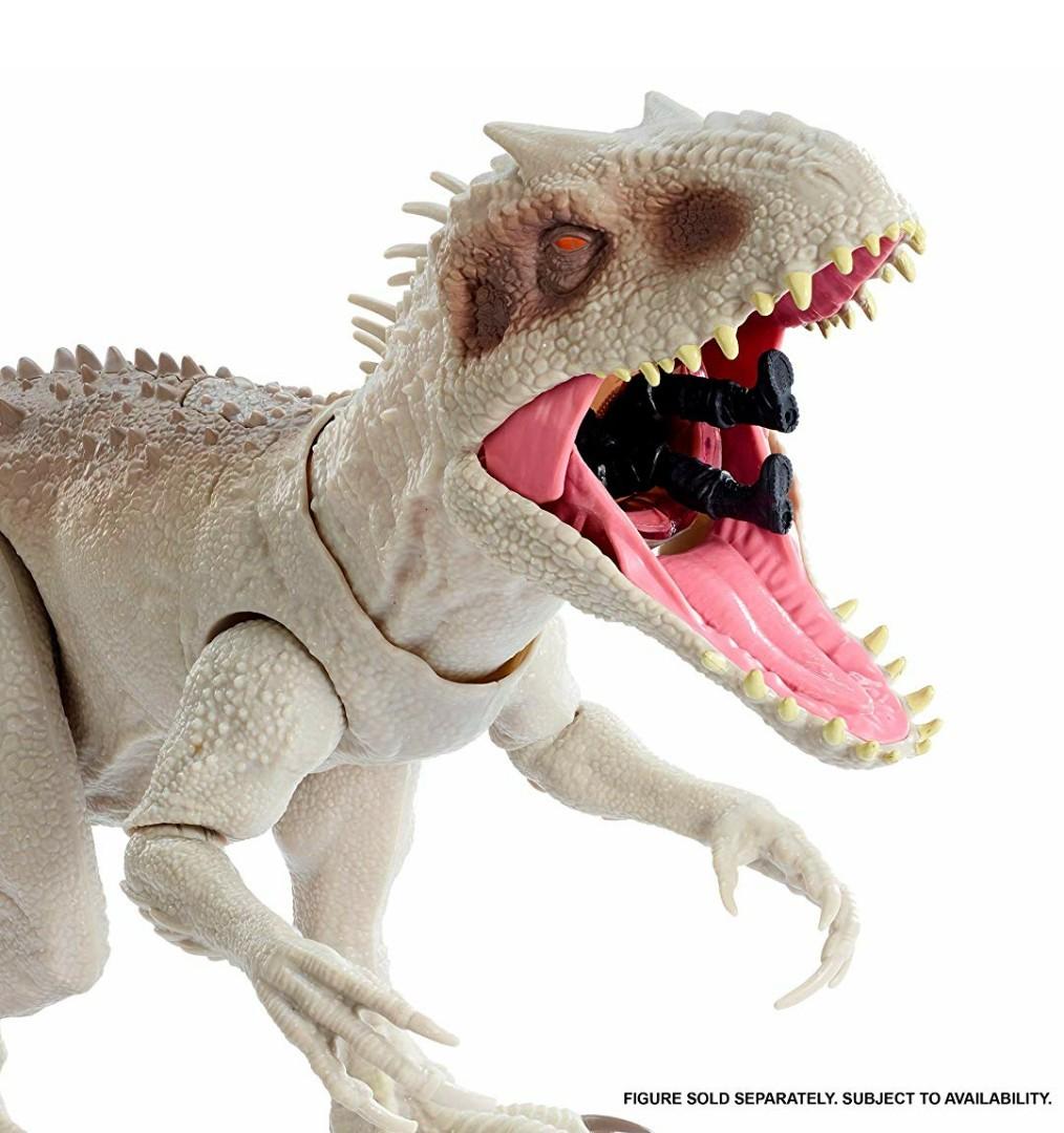 Huge White Indominus Rex Jurassic World 6Inches Tall Big Dinosaur Building Block