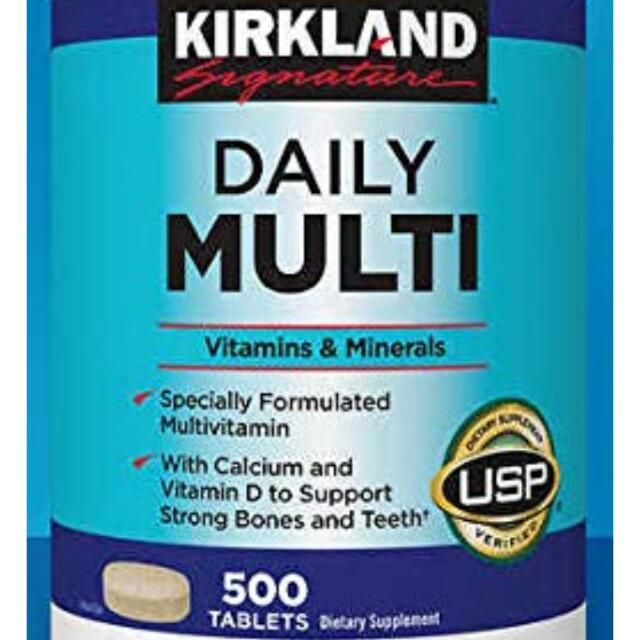 Kirkland Signature Daily Multi Vitamins & Minerals, Beauty & Personal