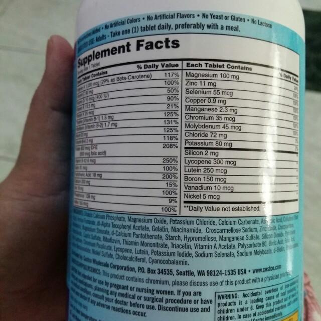 Kirkland Signature Daily Multi Vitamins & Minerals, Beauty & Personal