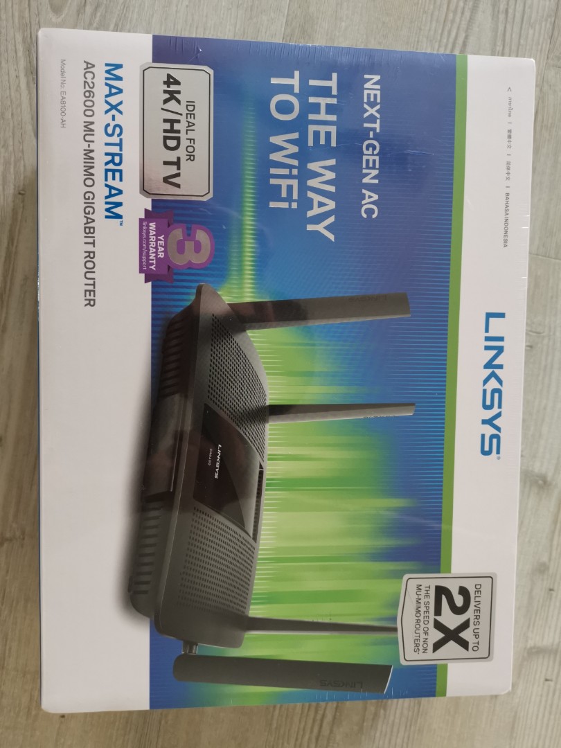 Linksys AC2600 Router brand new, Computers & Tech, Parts & Accessories