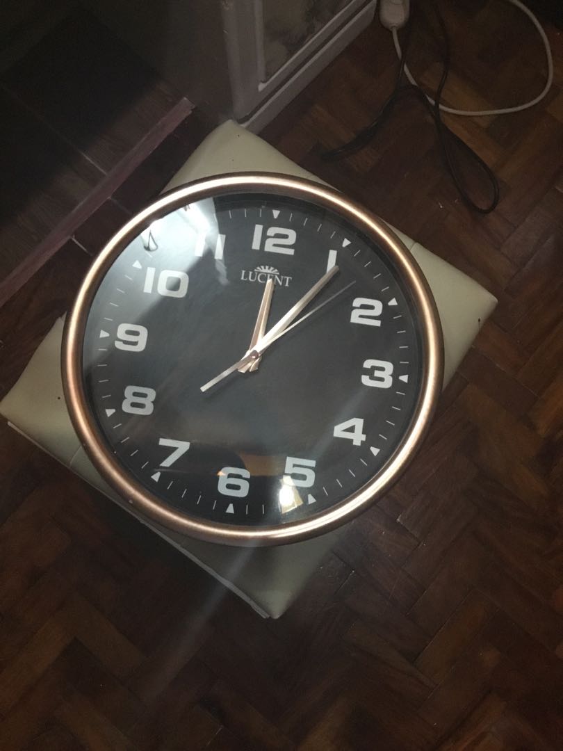 Lucent wall clock, Furniture & Home Living, Home Improvement & Organization, Home Improvement