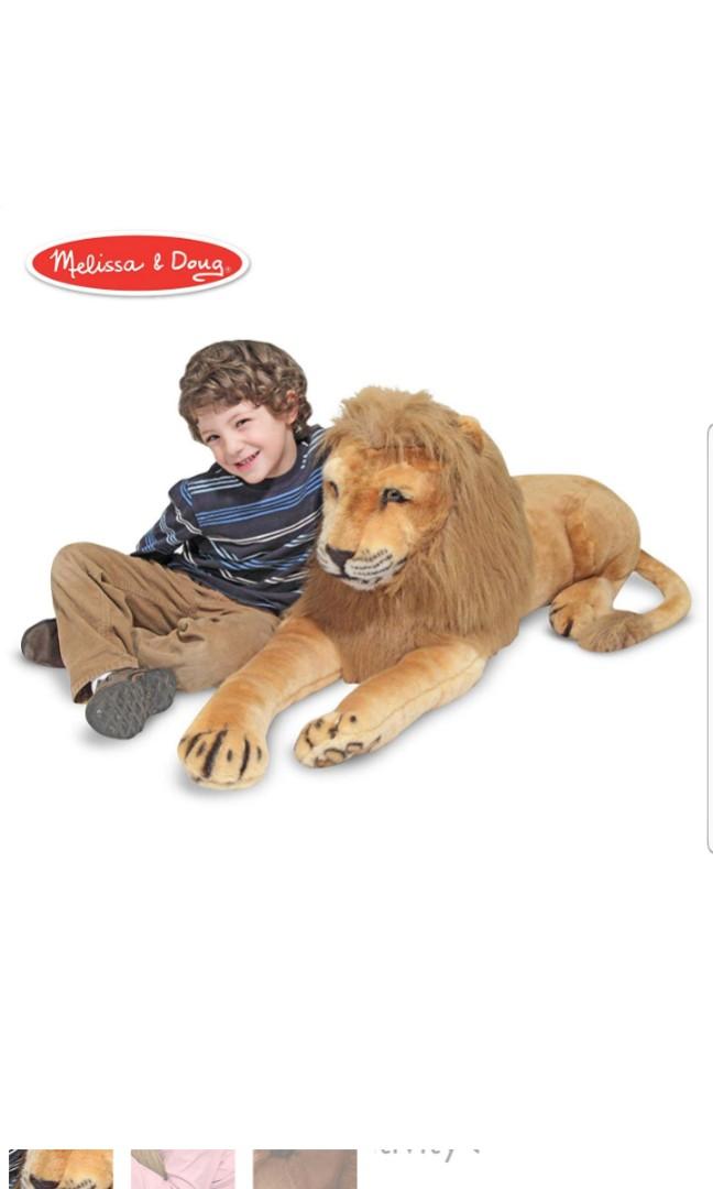 giant stuffed lion toy