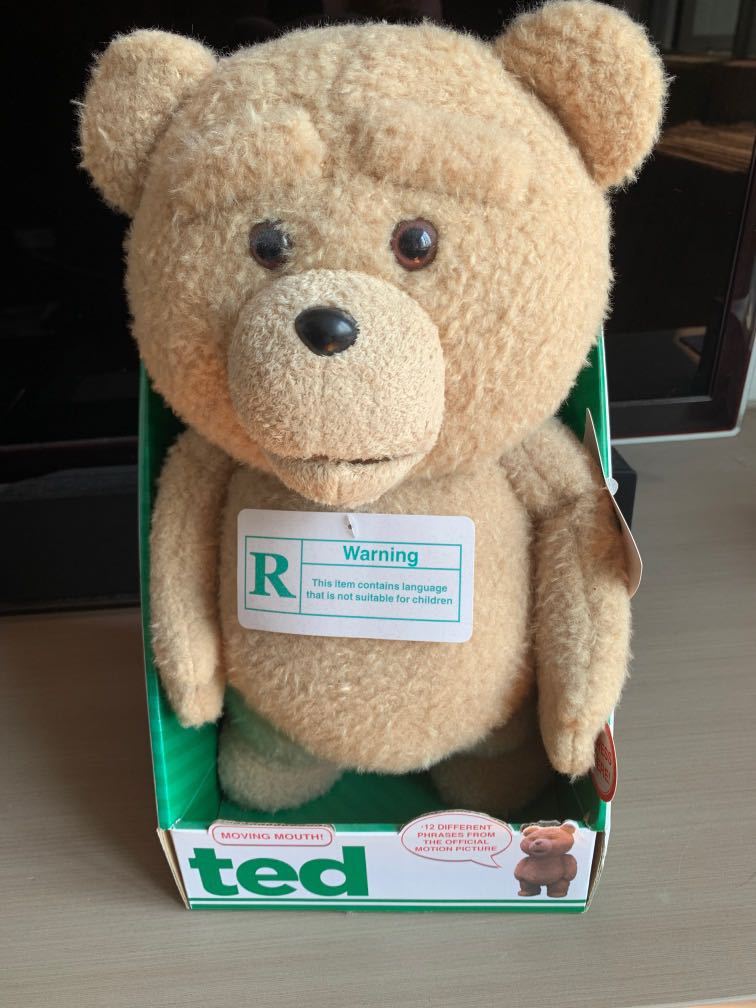 Talking ted bear with sales moving mouth