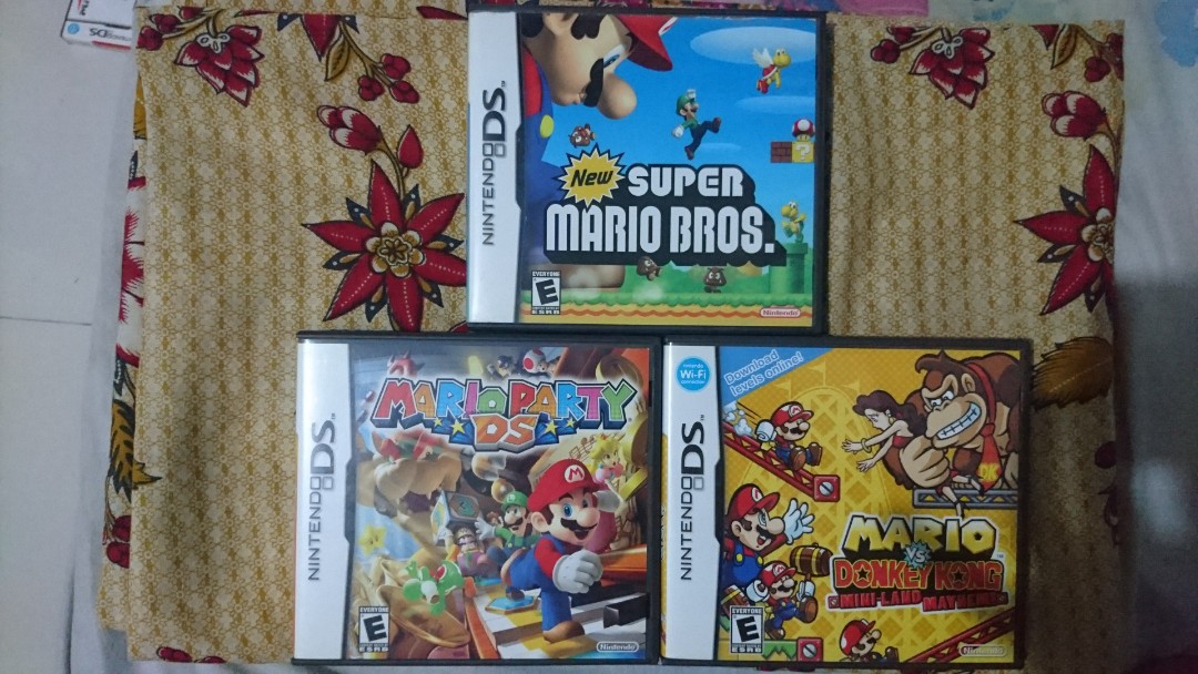 Nintendo Ds Mario Games Cases Video Gaming Video Games On Carousell