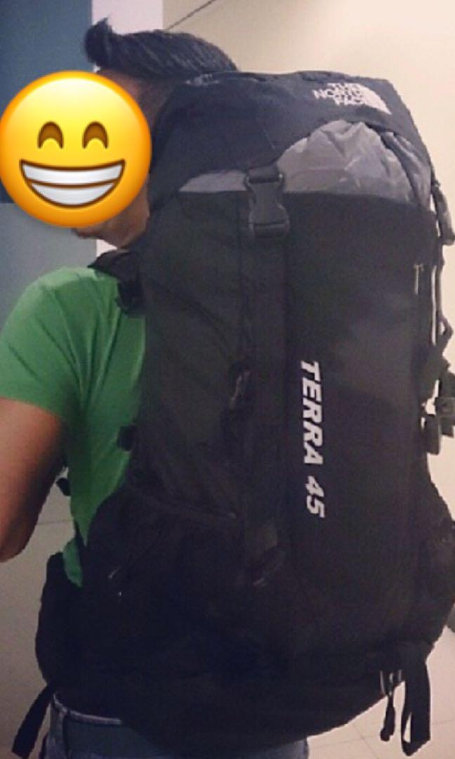 the north face terra 45 backpack