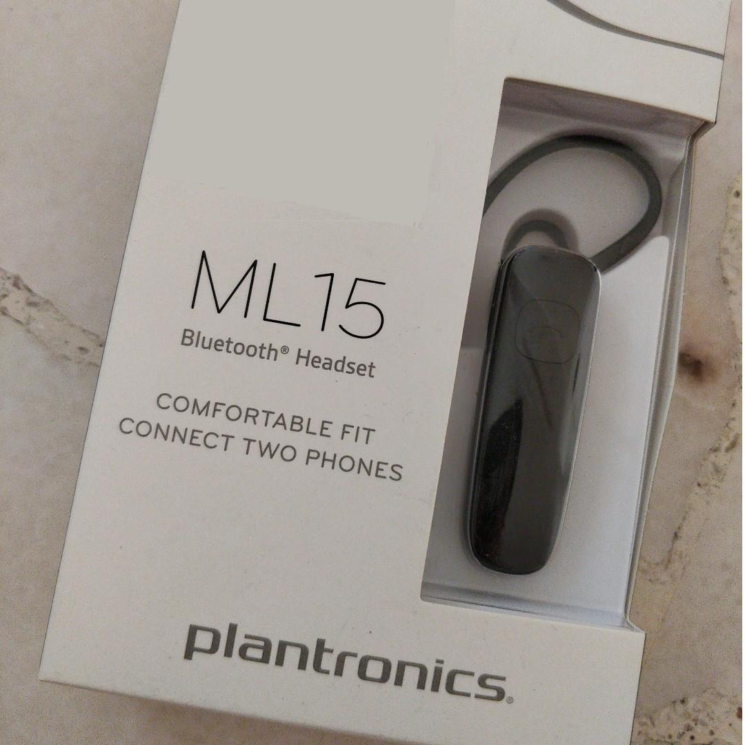 Plantronics ML15 Bluetooth Earpiece Audio Earphones on Carousell
