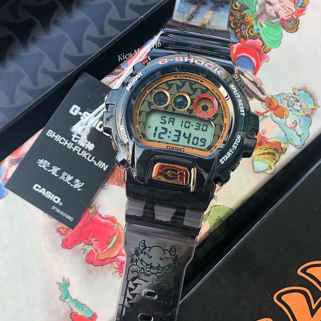 Rare and limited edition Casio G Shock DW 6900SLG 1 from the 7 Lucky God series dw6900slg Casio G SHOCK Bishamonten
