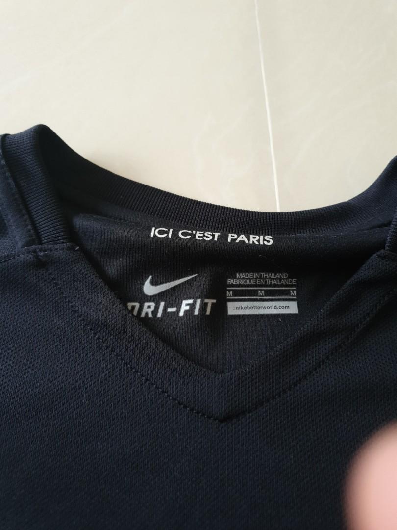 Rare Ibrahimovic Nike Psg Black 15 16 Third Kit Men S Fashion Activewear On Carousell
