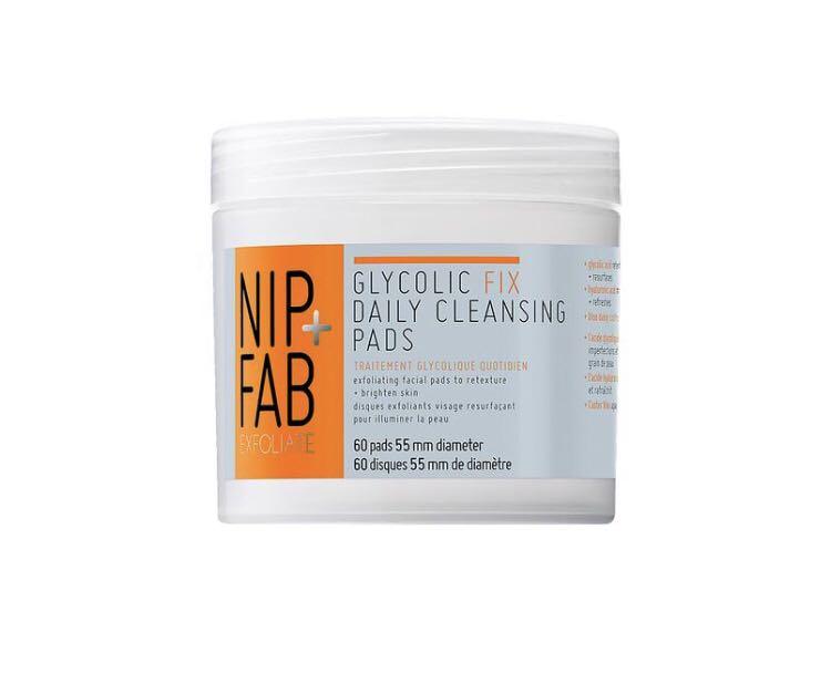glycolic cleansing pads