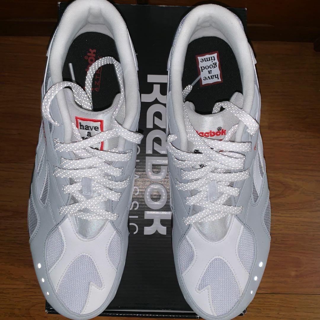 Reebok aztrek trainers white on sale