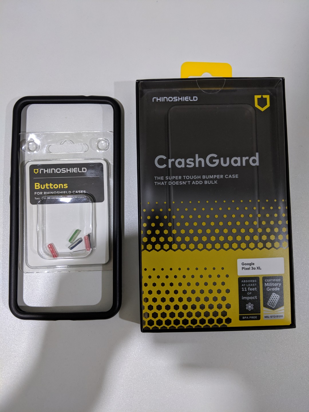 Rhinoshield CrashGuard Google Pixel 3a XL, Mobile Phones & Gadgets, Mobile  & Gadget Accessories, Cases & Covers on Carousell