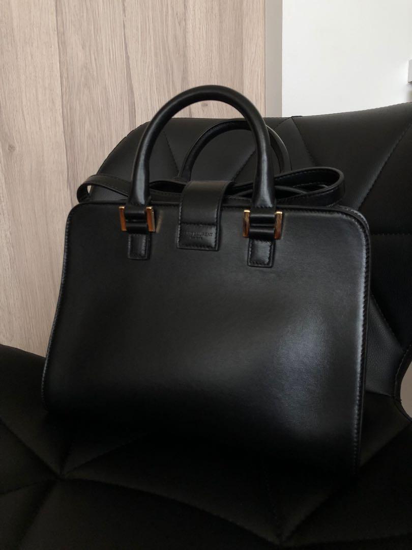 Yves Saint Laurent Baby Cabas 400914 Handbag Shoulder Bag Free Shipping  [Used]