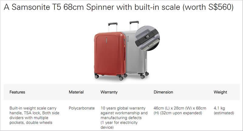 Samsonite T5 68cm spinner silver Hobbies Toys Travel