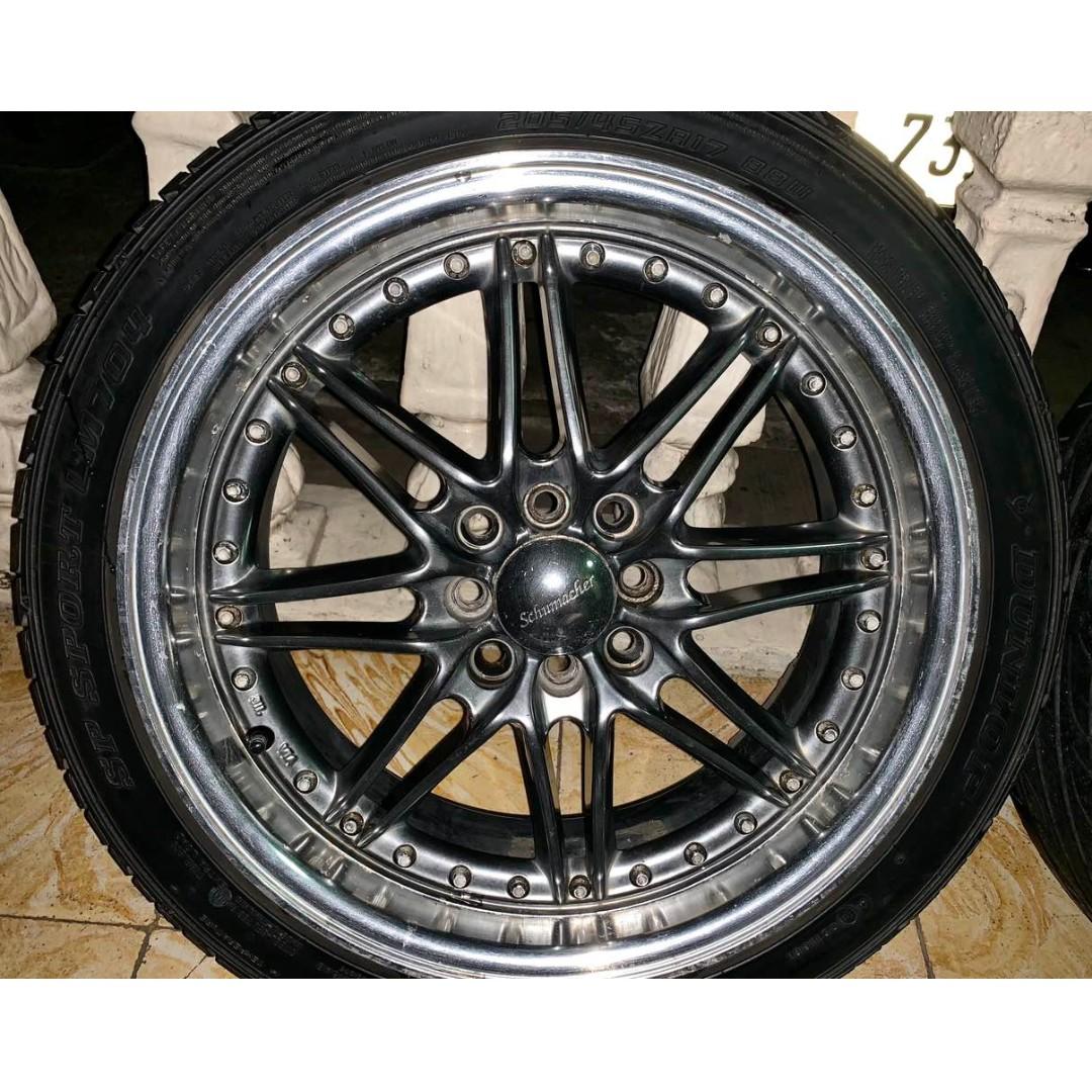 Schumacher 17 Chrome Mags Car Parts Accessories Mags And Tires On Carousell
