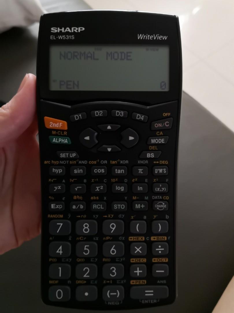 Sharp El W531s Writeview Scientific Calculator Electronics