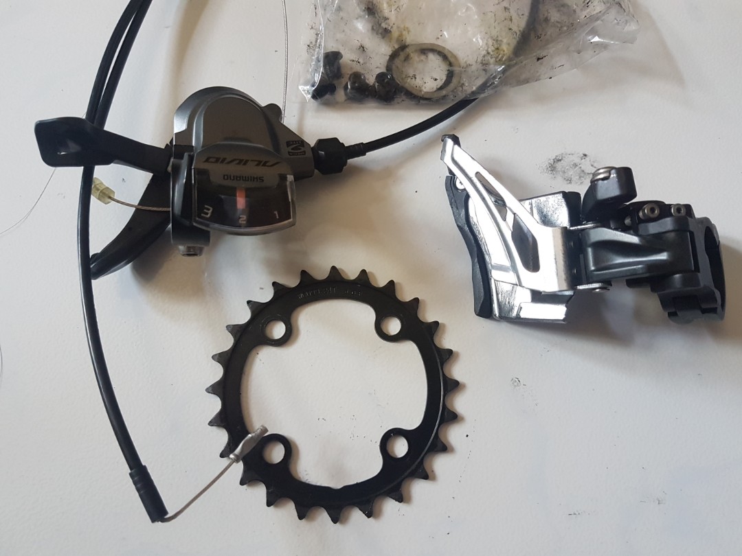 Shimano 3 speed clearance front derailleur shifter