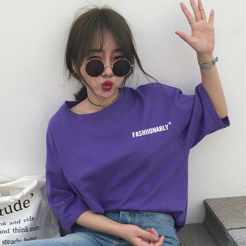 purple shirt outfit women's