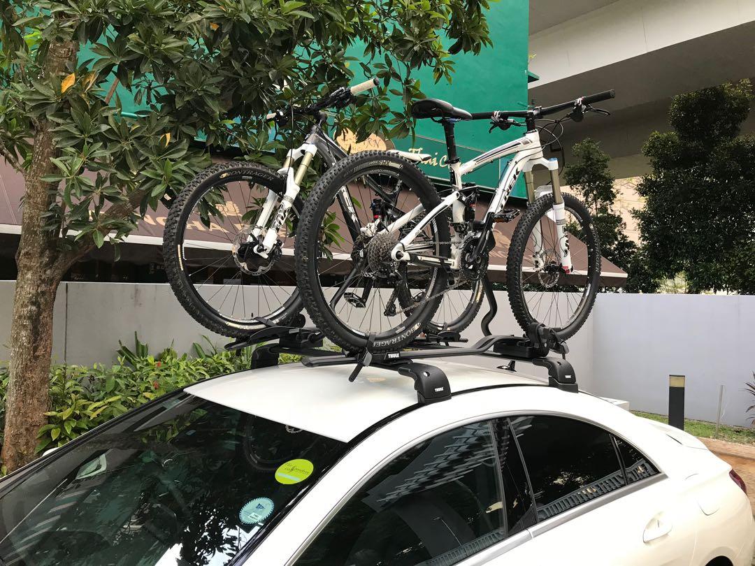 thule 2 bike roof rack