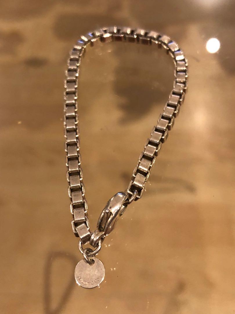 Tiffany  Co Sterling Silver Venetian Link Bracelet SHF23867  LuxeDH