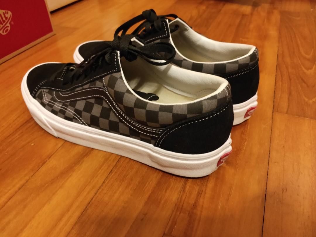 checkered vans jd