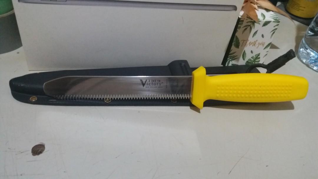 VICTORY KNIVES 2/342 16cm Diving Knife (Blunt End), New Zealand