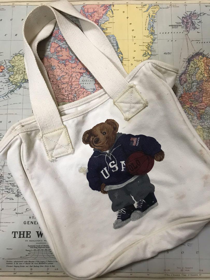 polo bear bag