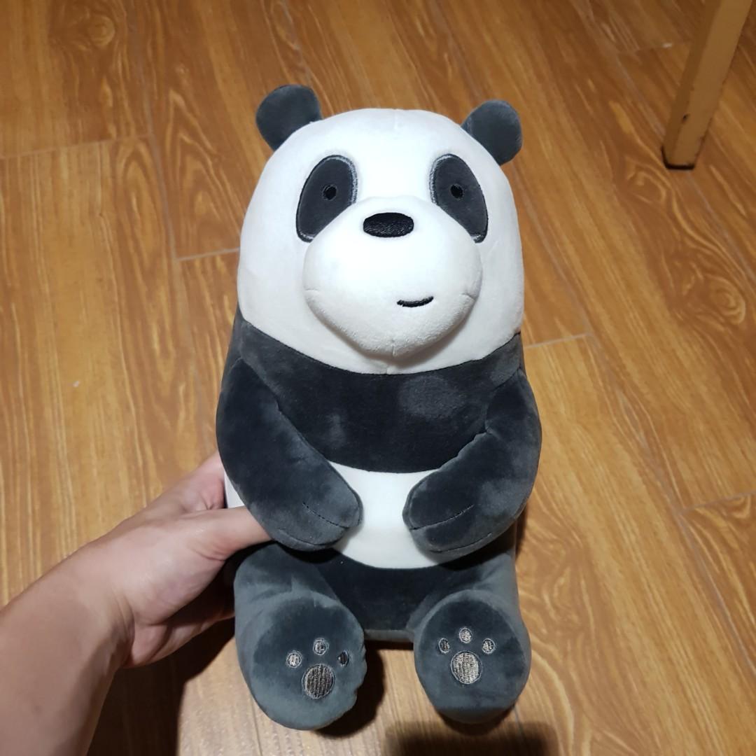 panda we bare bears stuffed toy