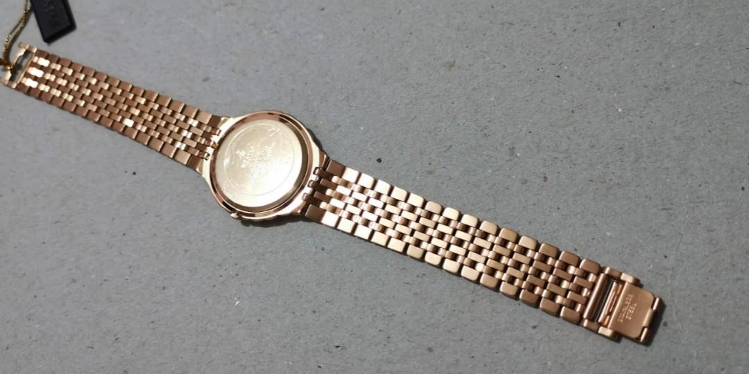 WESTAR QUARTZ SWISS 18K GOLD PLATED MAN WATCH Men s Fashion