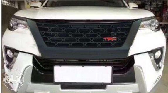 Toyota fortuner TRD Style Body kit front rear bumper with dual exhaust