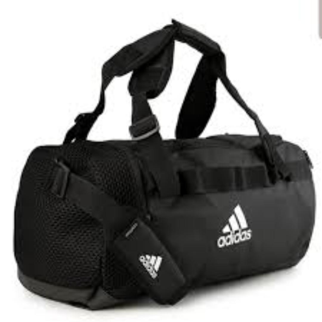 100 Authentic Adidas convertible training duffel bag size m