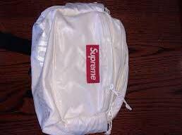 Supreme waist bag fw17 white top