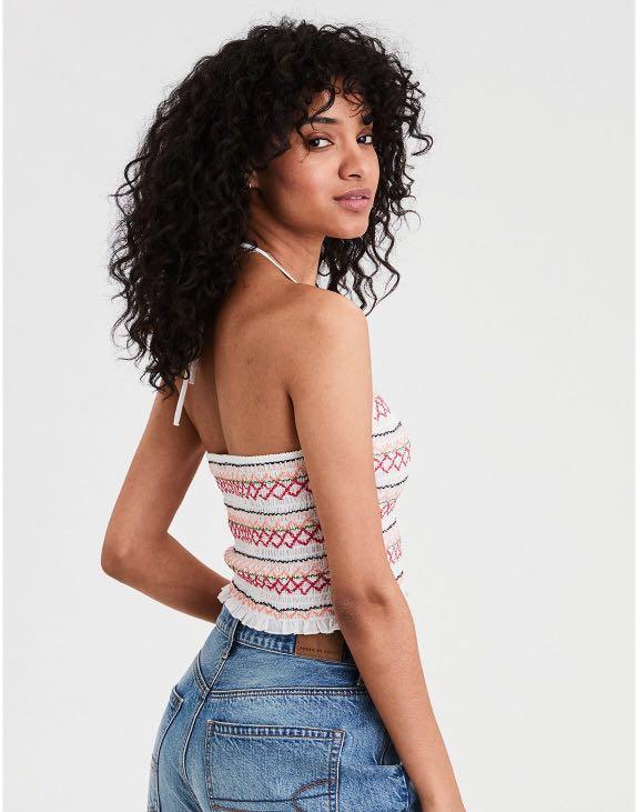 Ae smocked hot sale tube top