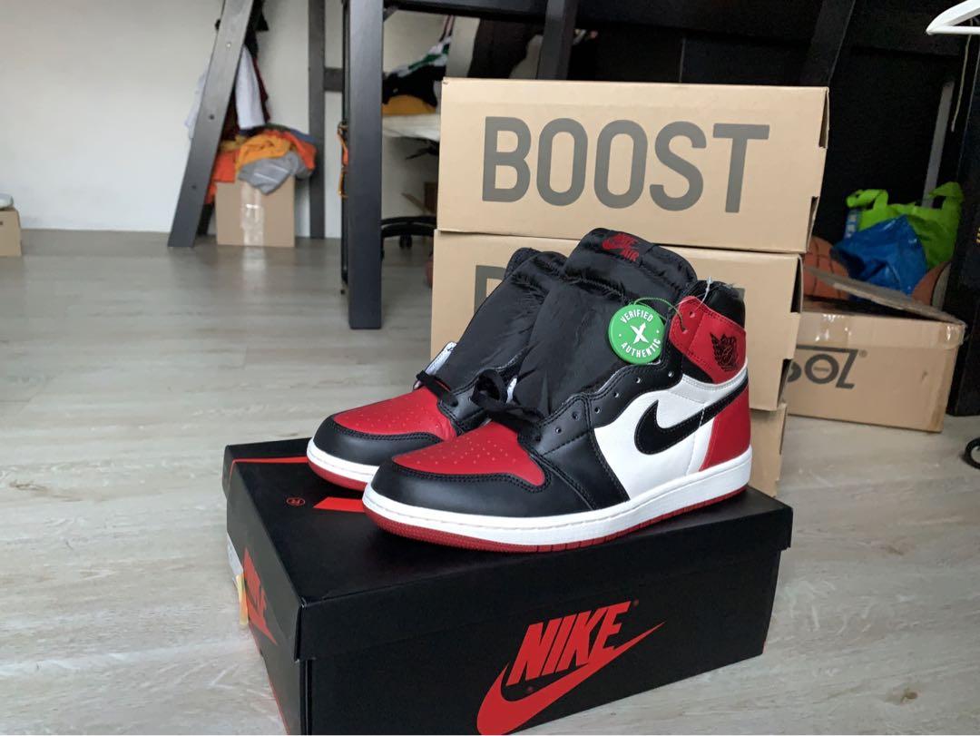Air jordan 1 bred cheap toe 2019