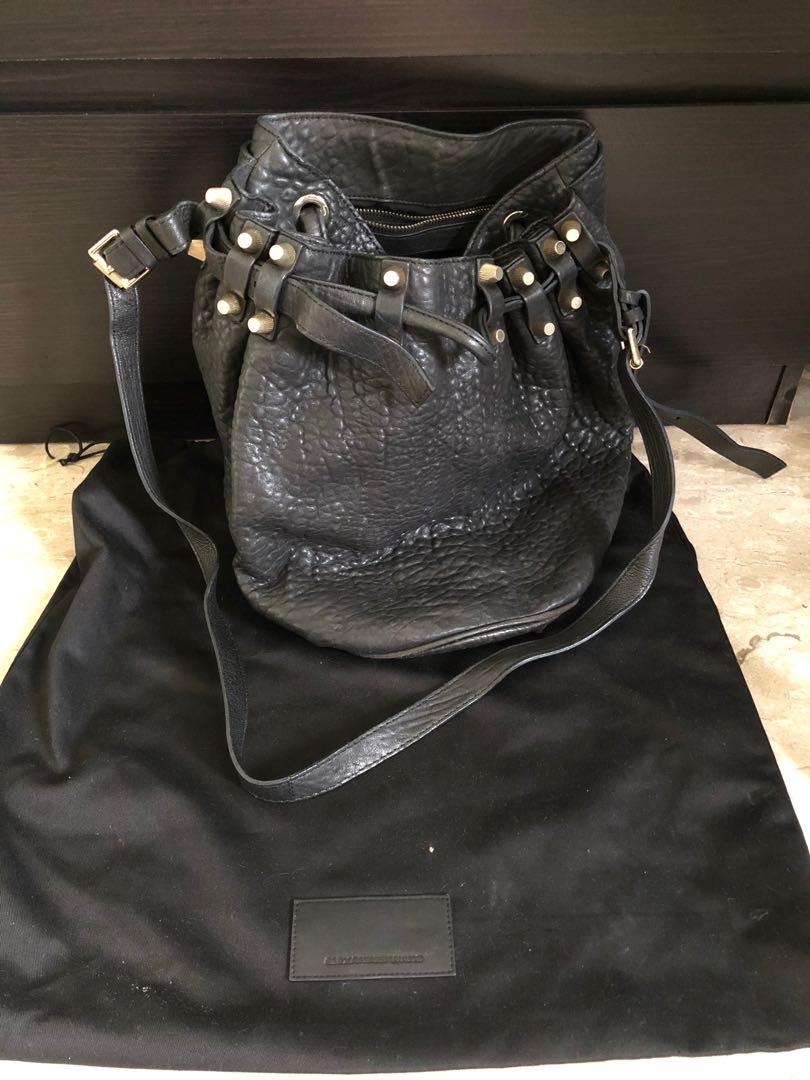 Alexander wang clearance studded bucket bag