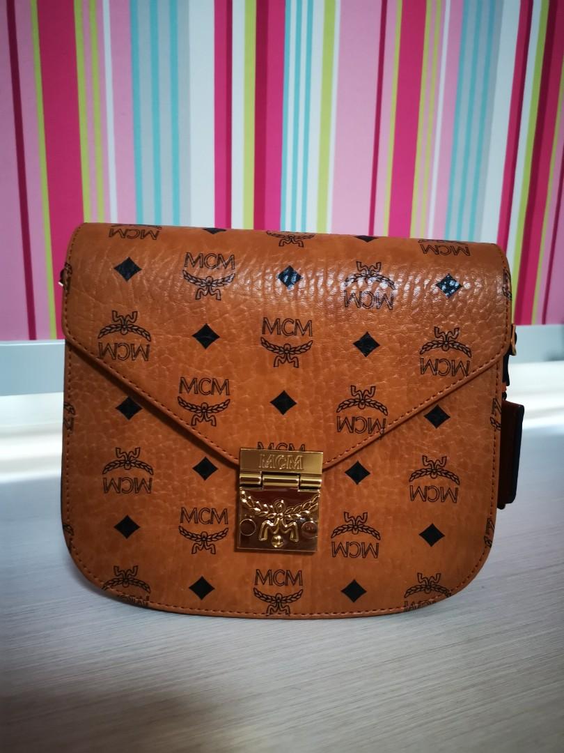 Mcm patricia hotsell hobo bag