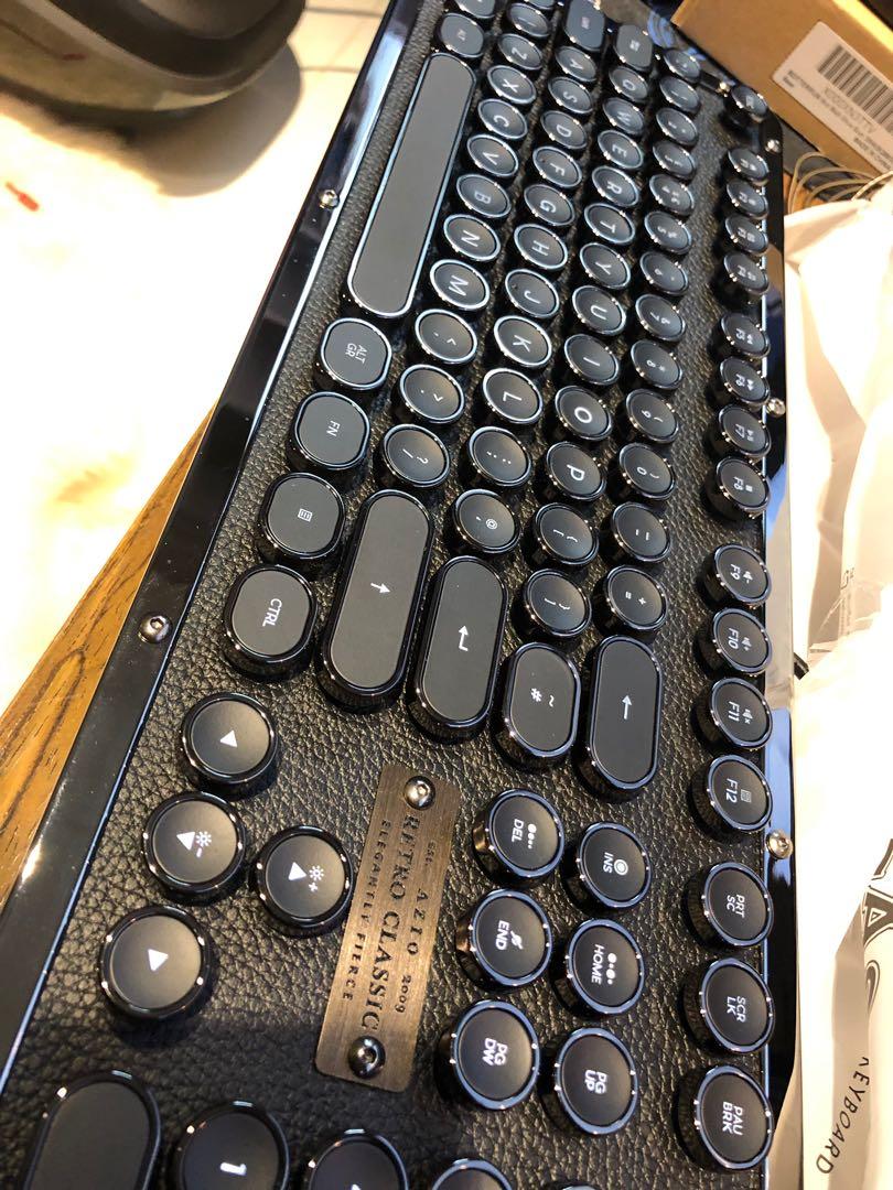 Azio Retro Classic Onyx Vintage Industrial Inspired Backlit