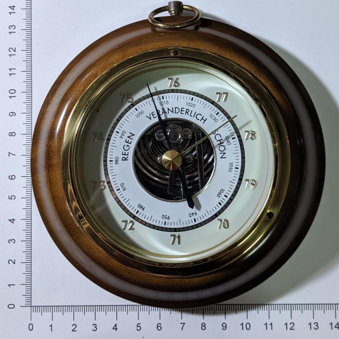 Vintage Barometer Made In Western Germany Stormy Rain Change Fair Very Dry Ebay