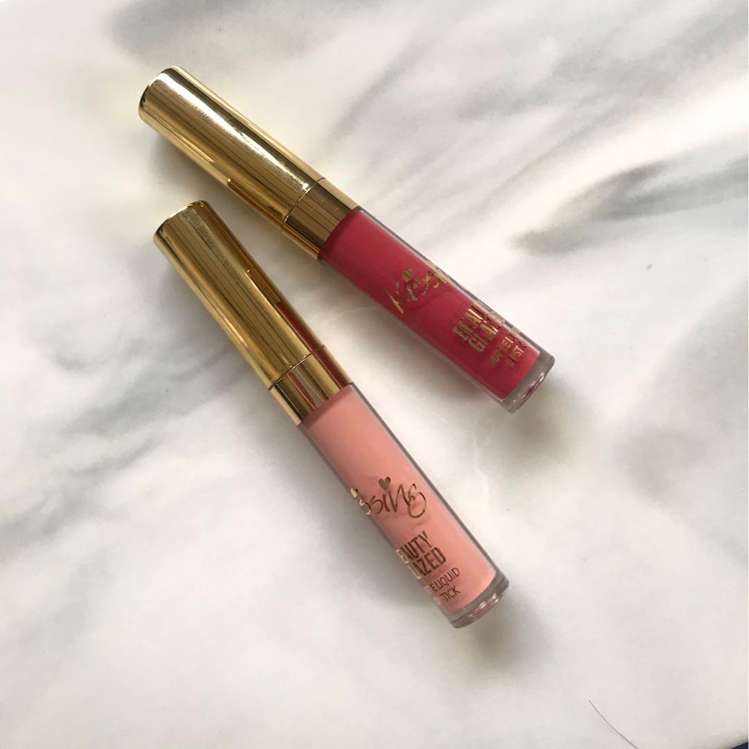 beauty glazed matte lipstick