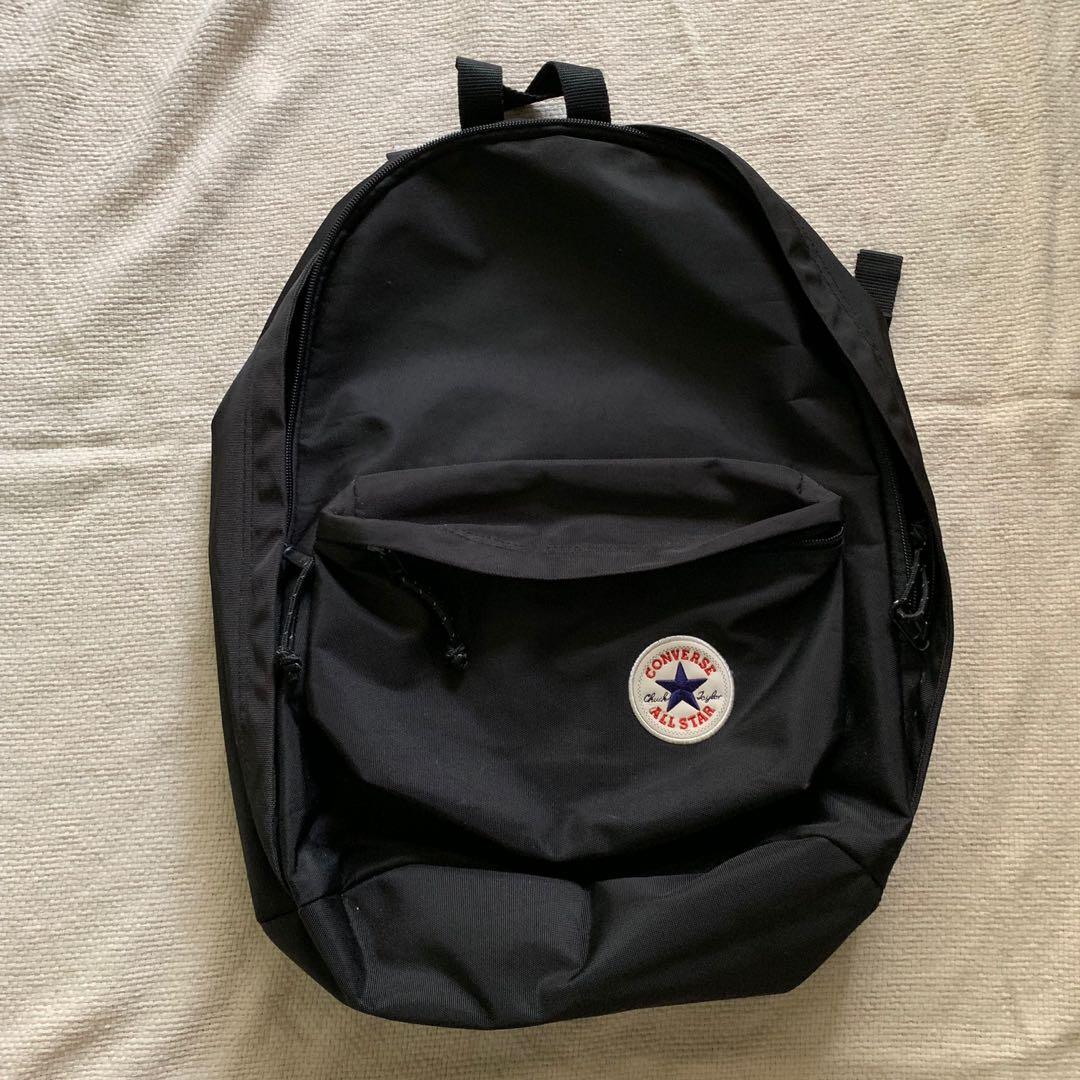 Black Converse Backpack, Men's Fashion, Bags, Backpacks on Carousell