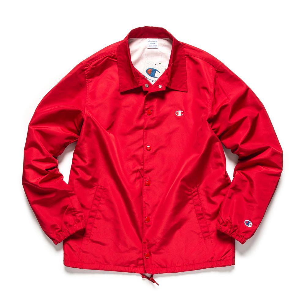 Bright Red Coach Jacket 