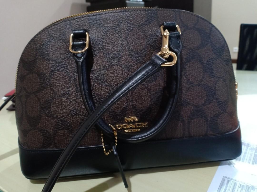 Coach mini sierra store mahogany