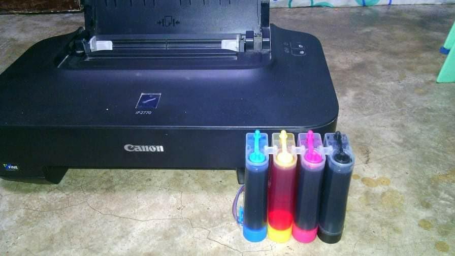CONTINUOUS INK installation and Printer 
