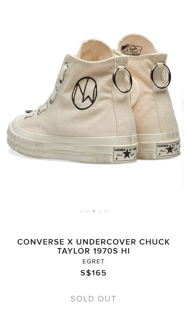 Converse x undercover chuck taylor 1970s hi deals