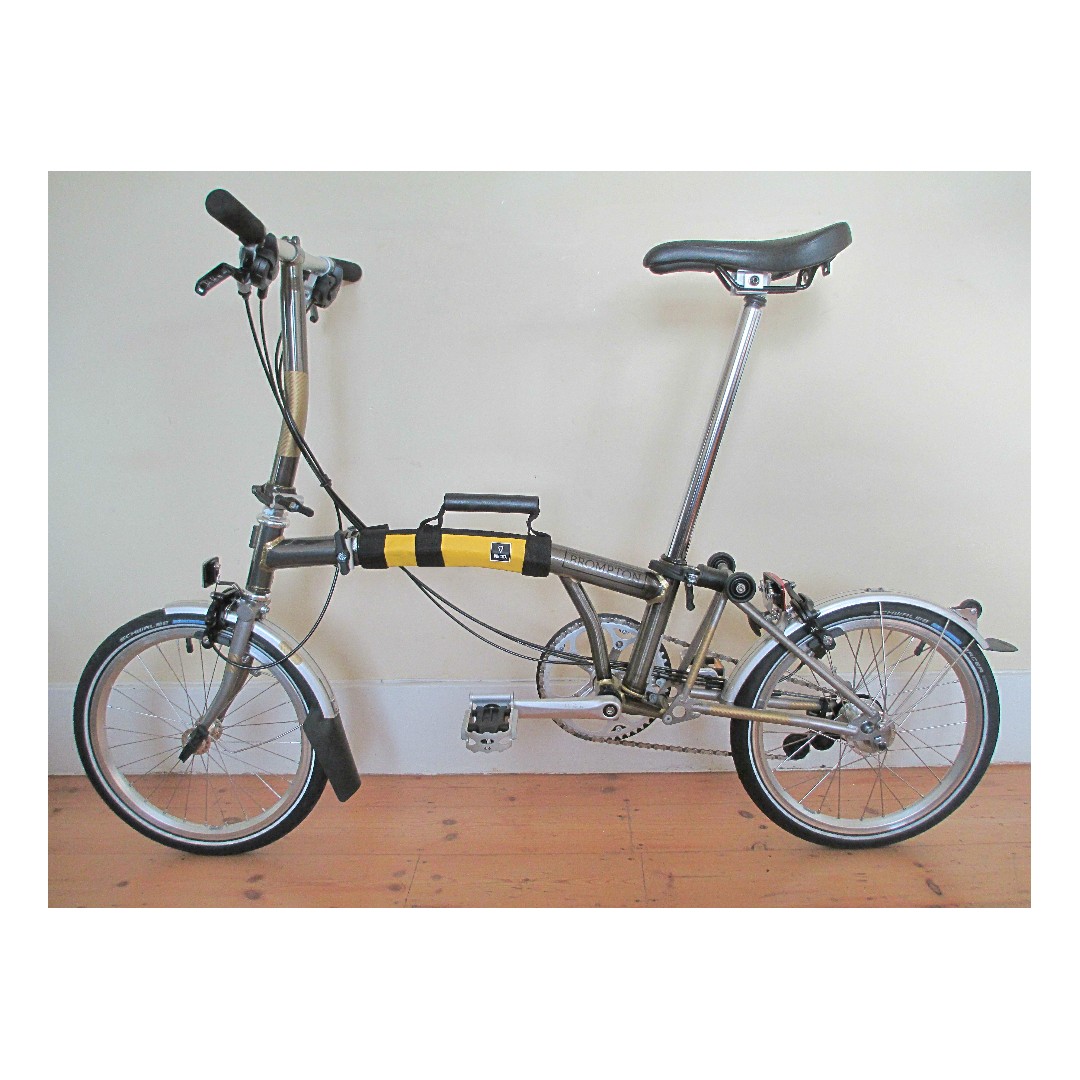 brompton raw lacquer titanium