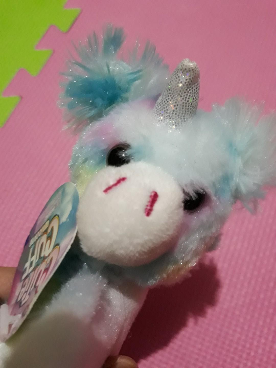 Cutie Cuffs Unicorn plush slap on bracelet Babies Kids Infant