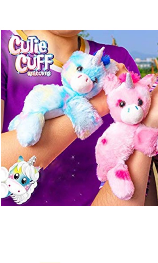 Unicorn plush best sale slap bracelet