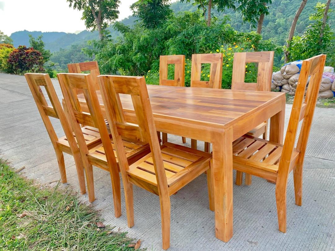 mahogany wood kitchen table